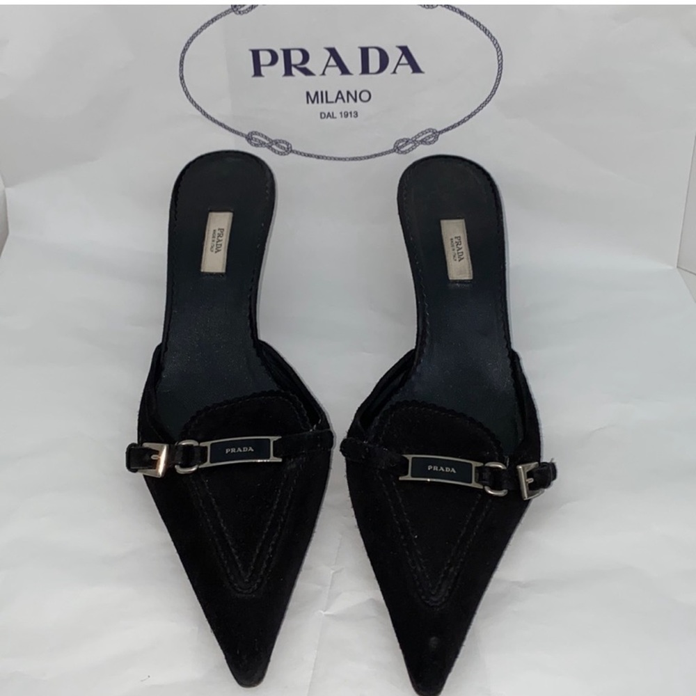 Prada Kitten Heel Slide *Customized* size 40.